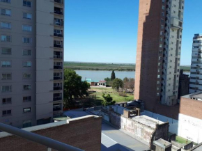 Monoambiente en Rosario con vista al río